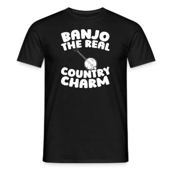 Banjo - Men's T-Shirt - black - Front - AI Model Male 178 light (178cm)