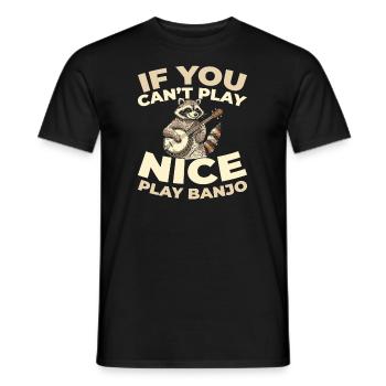 Banjo - T-shirt homme - noir - Devant - AI Model Male 178 light (178cm)