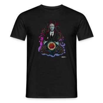Arkham Pen & Paper Tischrollenspiel Lovecraft - Männer T-Shirt - Schwarz - Vorne - AI Model Male 178 light (178cm)
