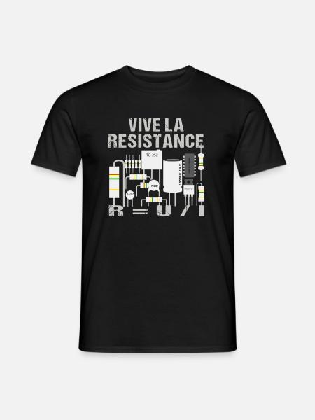 Viva La Resistance Génie électrique de résistance - T-shirt homme - noir