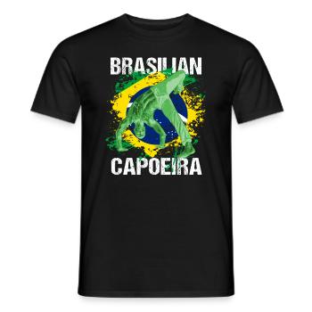 Brésil Capoeira Danse de combat Arts Martiaux Fitness - T-shirt homme - noir - Devant - AI Model Male 178 light (178cm)