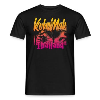 Koh Mak Thailand - Männer T-Shirt - Schwarz - Vorne - AI Model Male 178 light (178cm)