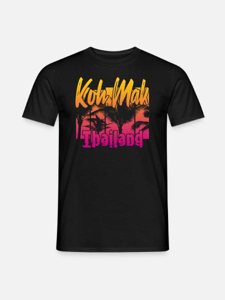 Koh Mak Thailand - Men's T-Shirt - black