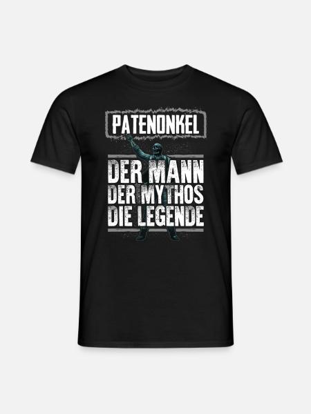 PATENONKEL - Mythos - Männer T-Shirt - Schwarz