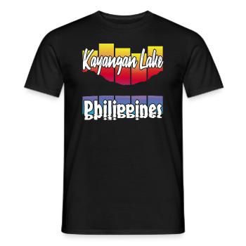Kayangan Lake Filippijnen - Heren T-shirt - zwart - Voor - AI Model Male 178 light (178cm)
