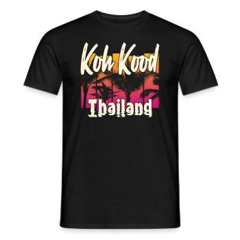 Koh Kood Thailand - Männer T-Shirt - Schwarz - Vorne - AI Model Male 178 light (178cm)