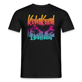 Koh Kood Thailand - Männer T-Shirt - Schwarz - Vorne - AI Model Male 178 light (178cm)