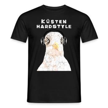 Küsten Hardstyle - Männer T-Shirt - Schwarz - Vorne - AI Model Male 178 light (178cm)