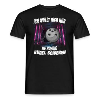 bowling legend balls x split bowl strike spare pin - Men's T-Shirt - black - Front - AI Model Male 178 light (178cm)