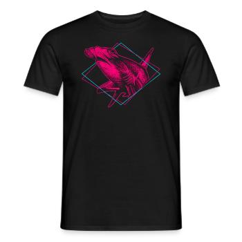 Hammerhai - Männer T-Shirt - Schwarz - Vorne - AI Model Male 178 light (178cm)