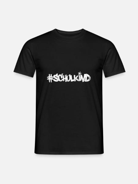 Schulkind - Männer T-Shirt - Schwarz