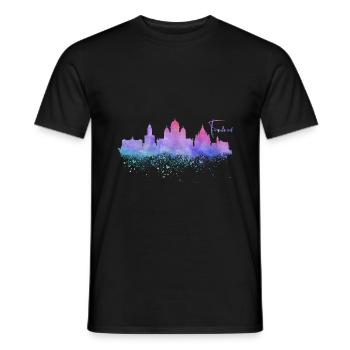 Finlande - T-shirt homme - noir - Devant - AI Model Male 178 light (178cm)