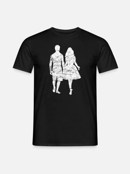 Liebe Paar Heirat Hochzeit - Männer T-Shirt - Schwarz