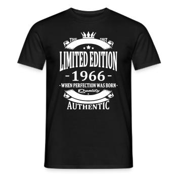 Limited Edition 1966 - T-shirt homme - noir - Devant - AI Model Male 178 light (178cm)