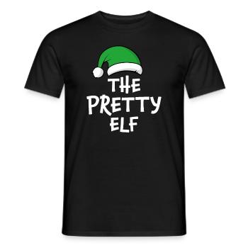 Le Joli Elfe - T-shirt homme - noir - Devant - AI Model Male 178 light (178cm)