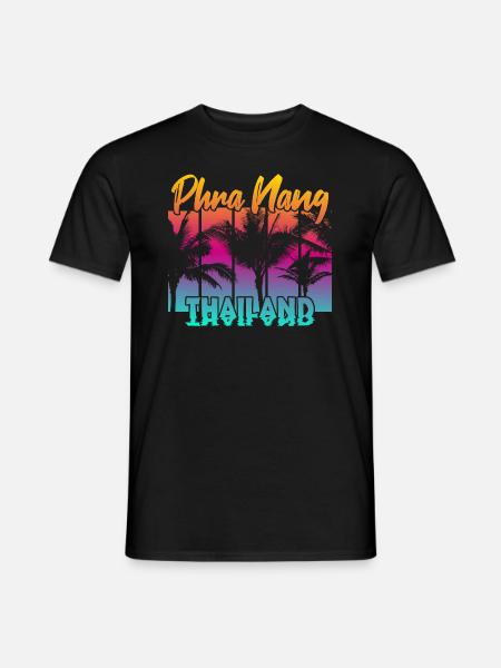 Phra Nang Thailand - Männer T-Shirt - Schwarz