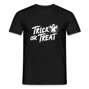 Trick Oder Treat Halloween - Männer T-Shirt - Schwarz - Vorne - AI Model Male 178 light (178cm)