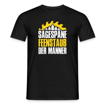 Sägespäne ist der Feenstaub der Männer Schreiner - Männer T-Shirt - Schwarz - Vorne - AI Model Male 178 light (178cm)