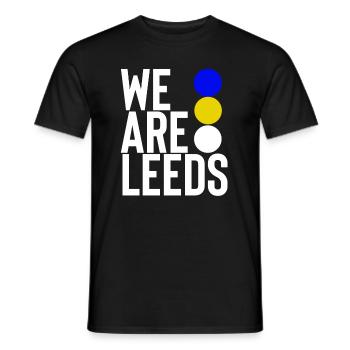 Leeds - T-shirt homme - noir - Devant - AI Model Male 178 light (178cm)