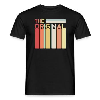 Le père d'origine du partenaire The Remix - T-shirt homme - noir - Devant - AI Model Male 178 light (178cm)