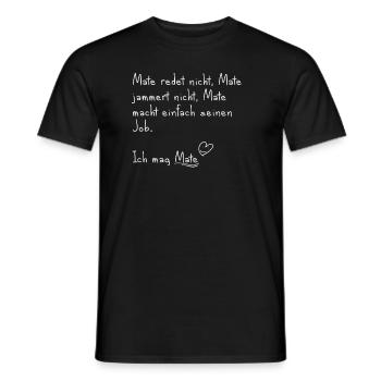 Ich mag Mate - Männer T-Shirt - Schwarz - Vorne - AI Model Male 178 light (178cm)