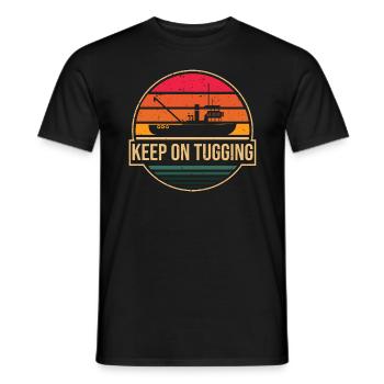 Schlepper Schleppboot Tug Life - T-shirt homme - noir - Devant - AI Model Male 178 light (178cm)