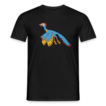 Archaeopteryx - Männer T-Shirt - Schwarz - Vorne - AI Model Male 178 light (178cm)