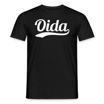Oida Swoosh - T-shirt homme - noir - Devant - AI Model Male 178 light (178cm)