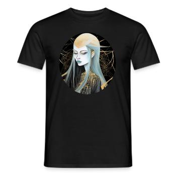 Concours gothique2023 - T-shirt homme - noir - Devant - AI Model Male 178 light (178cm)