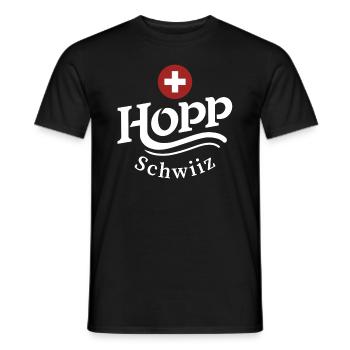 Switzerland Flag Swiss Flag Jersey Merchandise - Men's T-Shirt - black - Front - AI Model Male 178 light (178cm)
