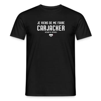 Je viens de me faire carjacker - Réplique culte - T-shirt homme - noir - Devant - AI Model Male 178 light (178cm)
