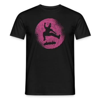 Skating Skater Skateboarder Girl Skateboard - Men's T-Shirt - black - Front - AI Model Male 178 light (178cm)