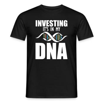 Investieren Aktien Börse - Männer T-Shirt - Schwarz - Vorne - AI Model Male 178 light (178cm)