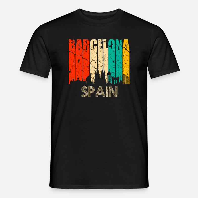 Barcelona - Männer T-Shirt - Schwarz