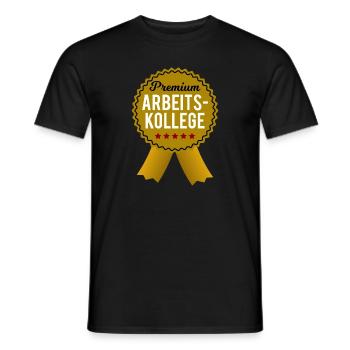 Bester Arbeitskollege Orden Geschenk Herren Lustig - Männer T-Shirt - Schwarz - Vorne - AI Model Male 178 light (178cm)