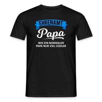 Ehrenamt Papa Spruch Ehrenamtler Geschenk - Männer T-Shirt - Schwarz - Vorne - AI Model Male 178 light (178cm)