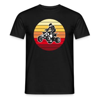 Quad Driver Off-road Off-road Vehicle Gift - Men's T-Shirt - black - Front - AI Model Male 178 light (178cm)