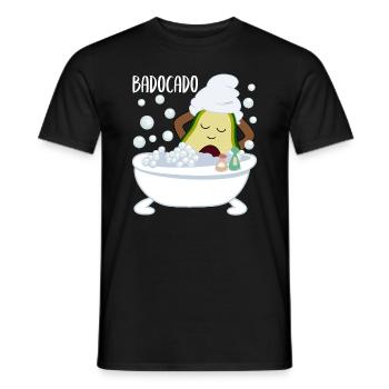 Avocado In Badewanne Lustiges Gemüse Obst Geschenk - Männer T-Shirt - Schwarz - Vorne - AI Model Male 178 light (178cm)