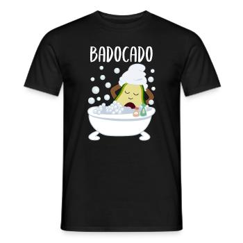 Avocado In Badewanne Lustiges Gemüse Obst Geschenk - Männer T-Shirt - Schwarz - Vorne - AI Model Male 178 light (178cm)