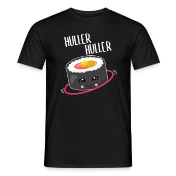 Kawaii Sushi Hulahooping Gift - Men's T-Shirt - black - Front - AI Model Male 178 light (178cm)