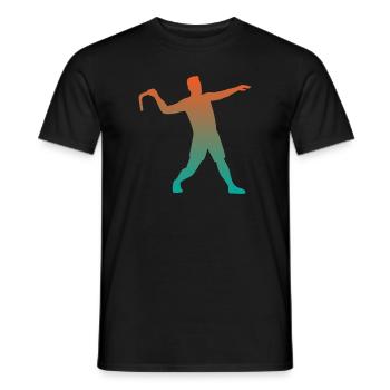 Bumerang Werfen Sportbumerang Werfer Geschenk - Männer T-Shirt - Schwarz - Vorne - AI Model Male 178 light (178cm)