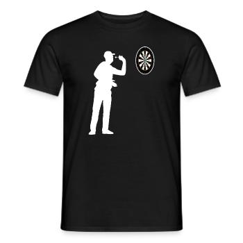 Darts Darts Player Darts Game Darts Darts Fan Cadeau - T-shirt homme - noir - Devant - AI Model Male 178 light (178cm)