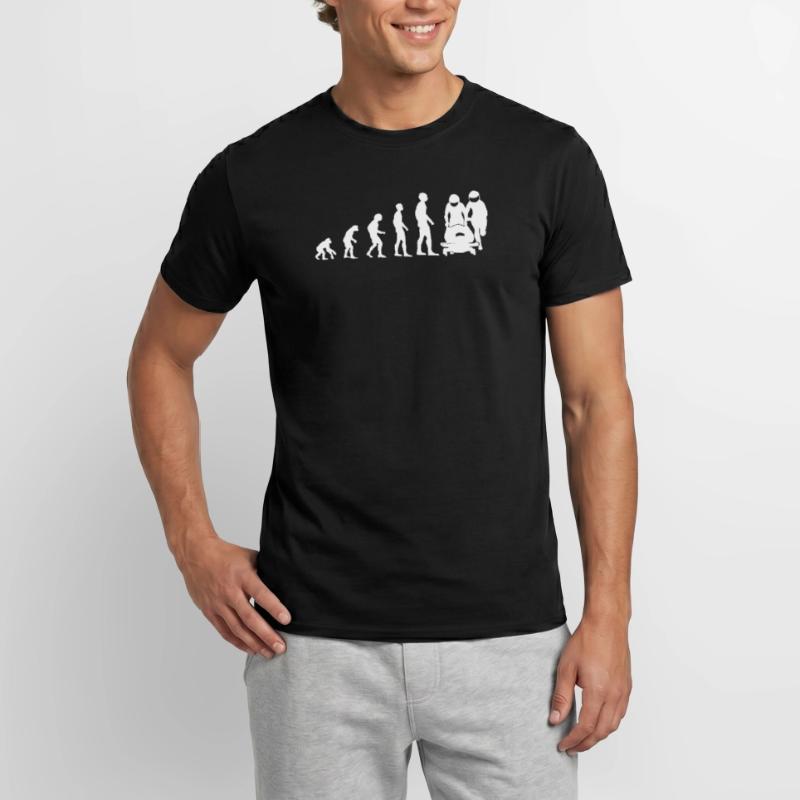 Bobsleigh Evolution Bobsleighing Bobsleigh Gift Men's T-shirt
