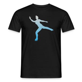 Patinage artistique Patinage artistique Patinage sur glace Cadeau - T-shirt homme - noir - Devant - AI Model Male 178 light (178cm)