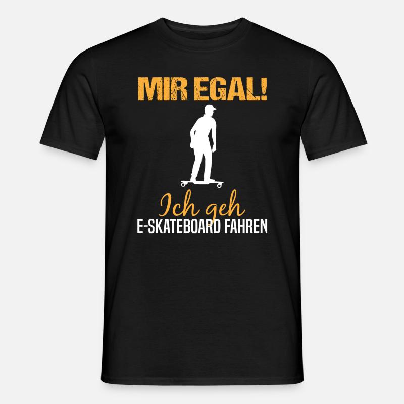 E-Skateboard Spruch Elektro-Skateboard Geschenk - Männer T-Shirt - Schwarz
