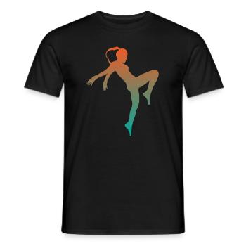 Kickboxing Kickboxer Arts Martiaux Cadeau Femmes - T-shirt homme - noir - Devant - AI Model Male 178 light (178cm)