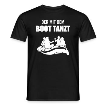 Rafting Lustiger Spruch Geschenk Männer Jungen - Männer T-Shirt - Schwarz - Vorne - AI Model Male 178 light (178cm)