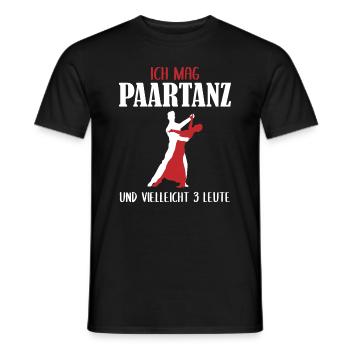 Leidenschaft für Paartanz und Wenige Menschen - Männer T-Shirt - Schwarz - Vorne - AI Model Male 178 light (178cm)