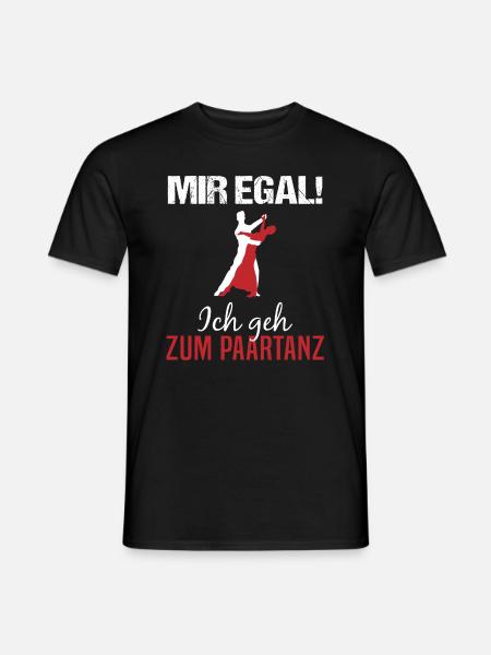 Unerschütterlich zum Paartanz - Männer T-Shirt - Schwarz