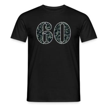 60 Military Optics Impressive Age - Men's T-Shirt - black - Front - AI Model Male 178 light (178cm)